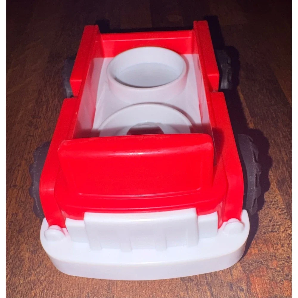 Fisher Price Little People Red White Fire‎ Truck Vehicle Toy For Kids